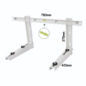 Coppia Mensole per Climatizzatore 420x375x780 con Traversa 120Kg